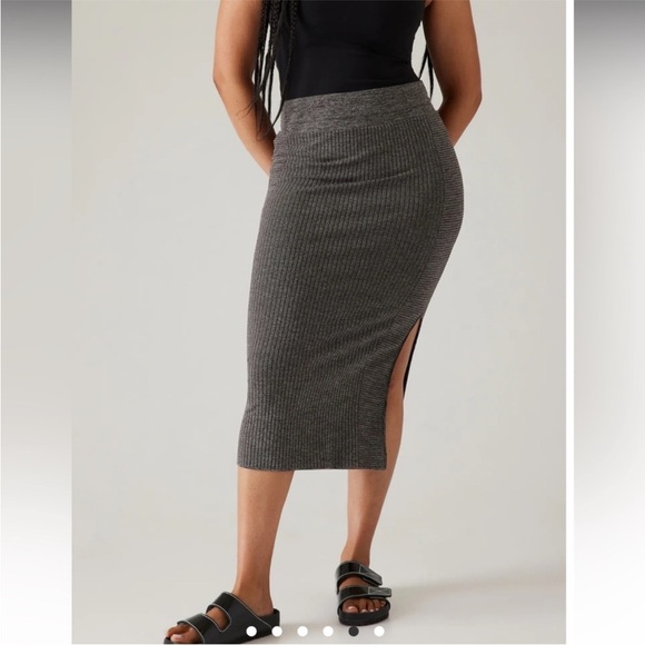 ATHLETA | grey luxe seamless skirt sz large - Picture 5 of 12